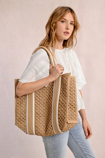 Woven Basket Bag