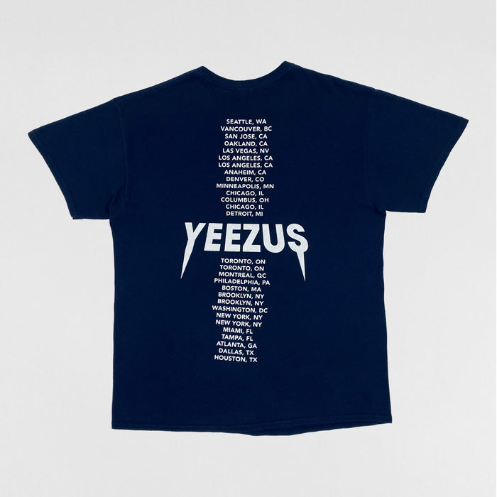 Yeezus Tour 2013 Navy Photo Tee By Nick Knight