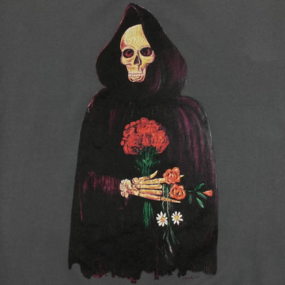Yeezus Tour 2014 Reaper Crewneck In Washed Grey