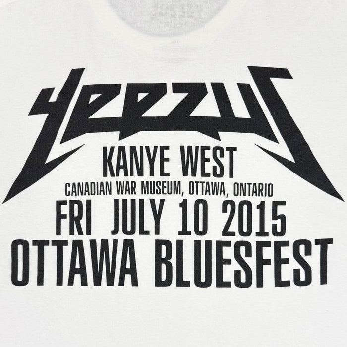 Yeezus Tour 2015 Ottawa Bluefest Logo Long Sleeve