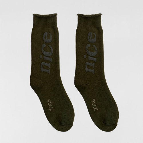 Yeezy 2018 F&F Naughty Or Nice Bouclette Socks By CPFM