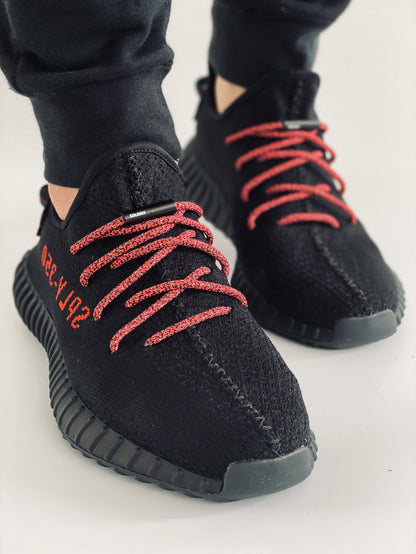 3M Rope - 3M Reflective Rope Laces V2 - BRED Black / Red
