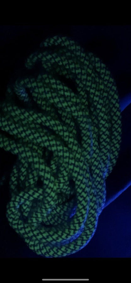 3M Rope - 3M Reflective Rope Laces V2 - Glow In The Dark Off White / Yeezy 380 Calcite Glow