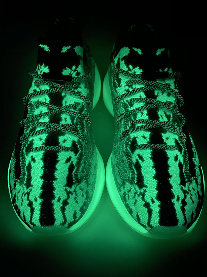 3M Rope - 3M Reflective Rope Laces V2 - Glow In The Dark Off White / Yeezy 380 Calcite Glow