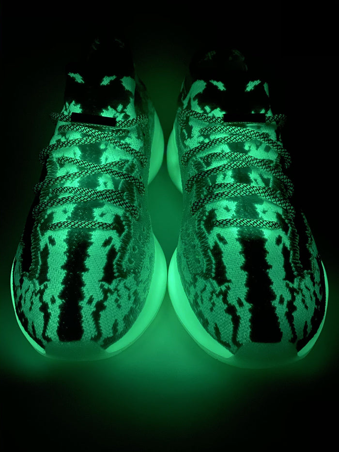 3M Rope - 3M Reflective Rope Laces V2 - Glow In The Dark Off White / Yeezy 380 Calcite Glow