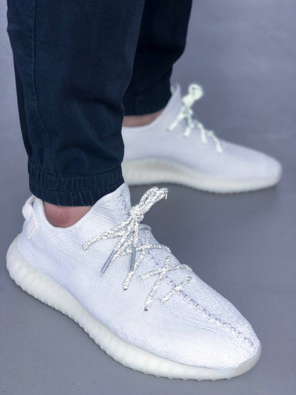 3M Rope - 3M Reflective Rope Laces V2 - Off White For Yeezy Boost 350 V2 Triple White / Zebra