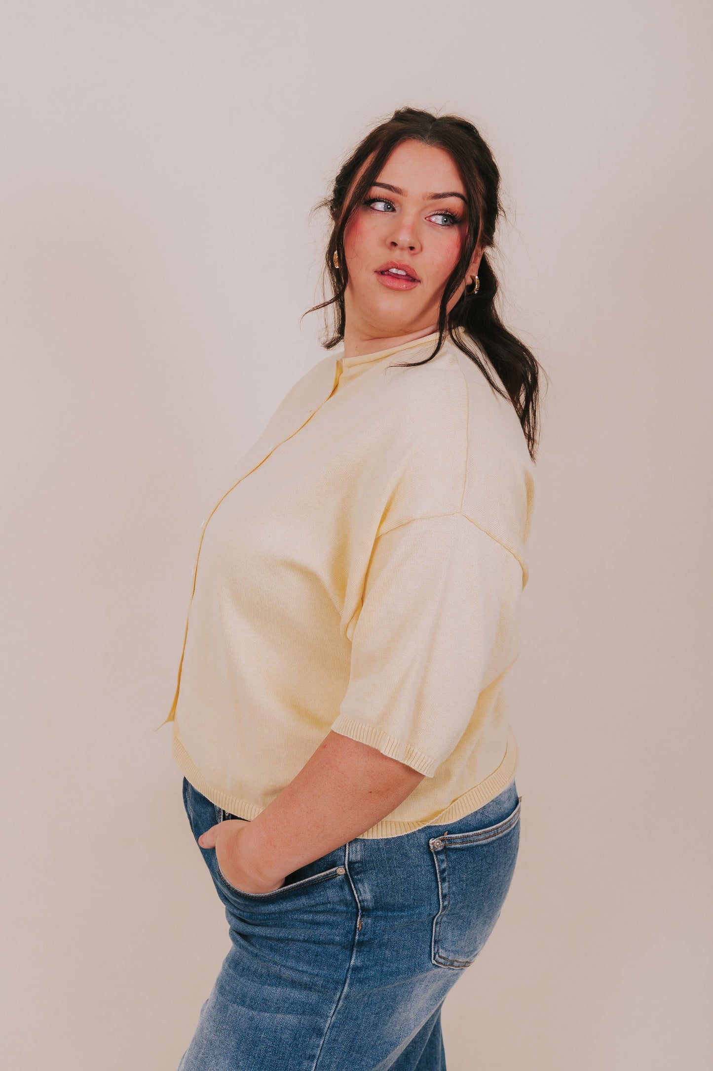 PLUS SIZE - Sunny Side Up Top